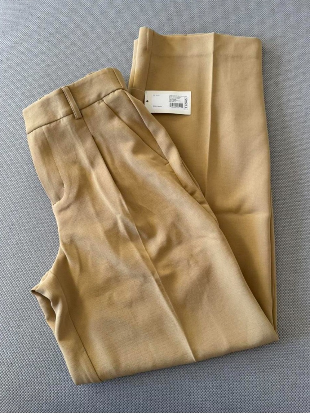 High Rise Tan Trousers - Picture 6 of 8